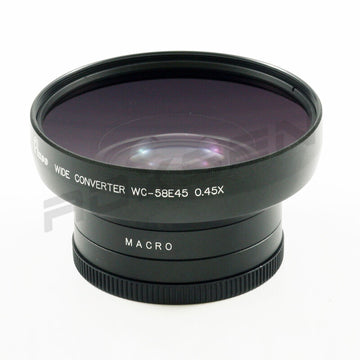 0.45x DSLR Wide Angle Conversion Lens 58mm / 67mm for CANON PENTAX NIKON 82mm front